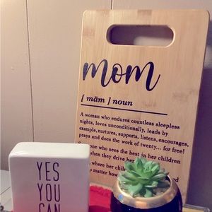 Mom , dad ,son, or daughter cutting boards